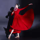 古典舞蹈服女大摆渡连衣裙万疆演出服新疆现代舞飘逸灯火里 中国