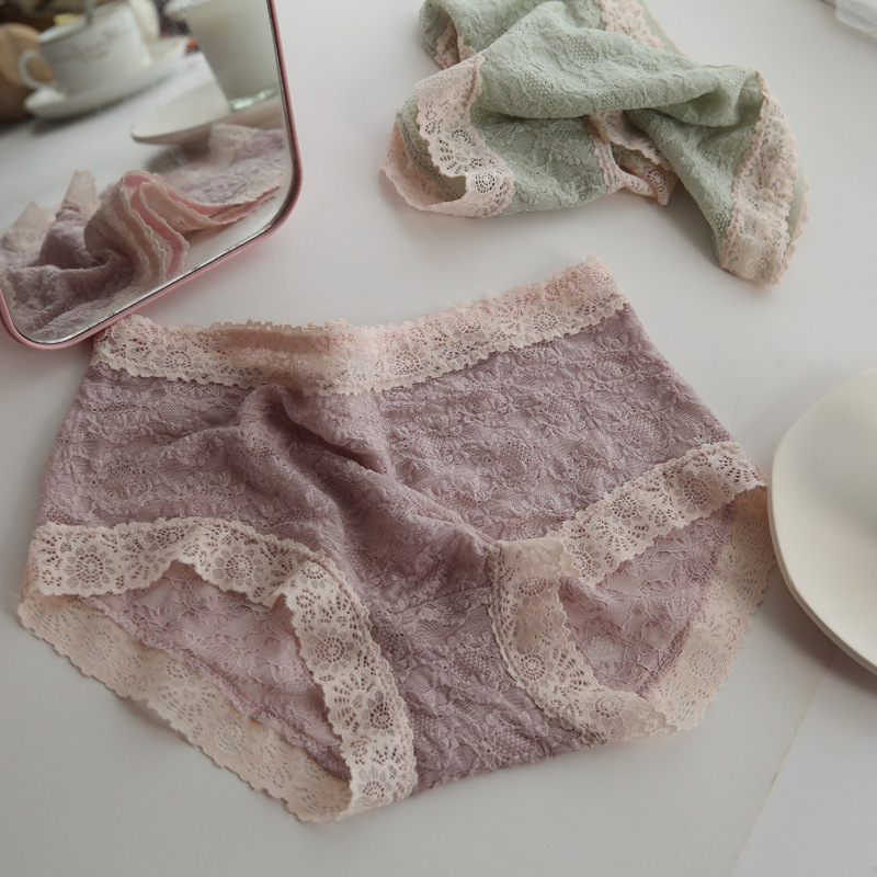 大码性感中腰无痕薄款提臀三角裤