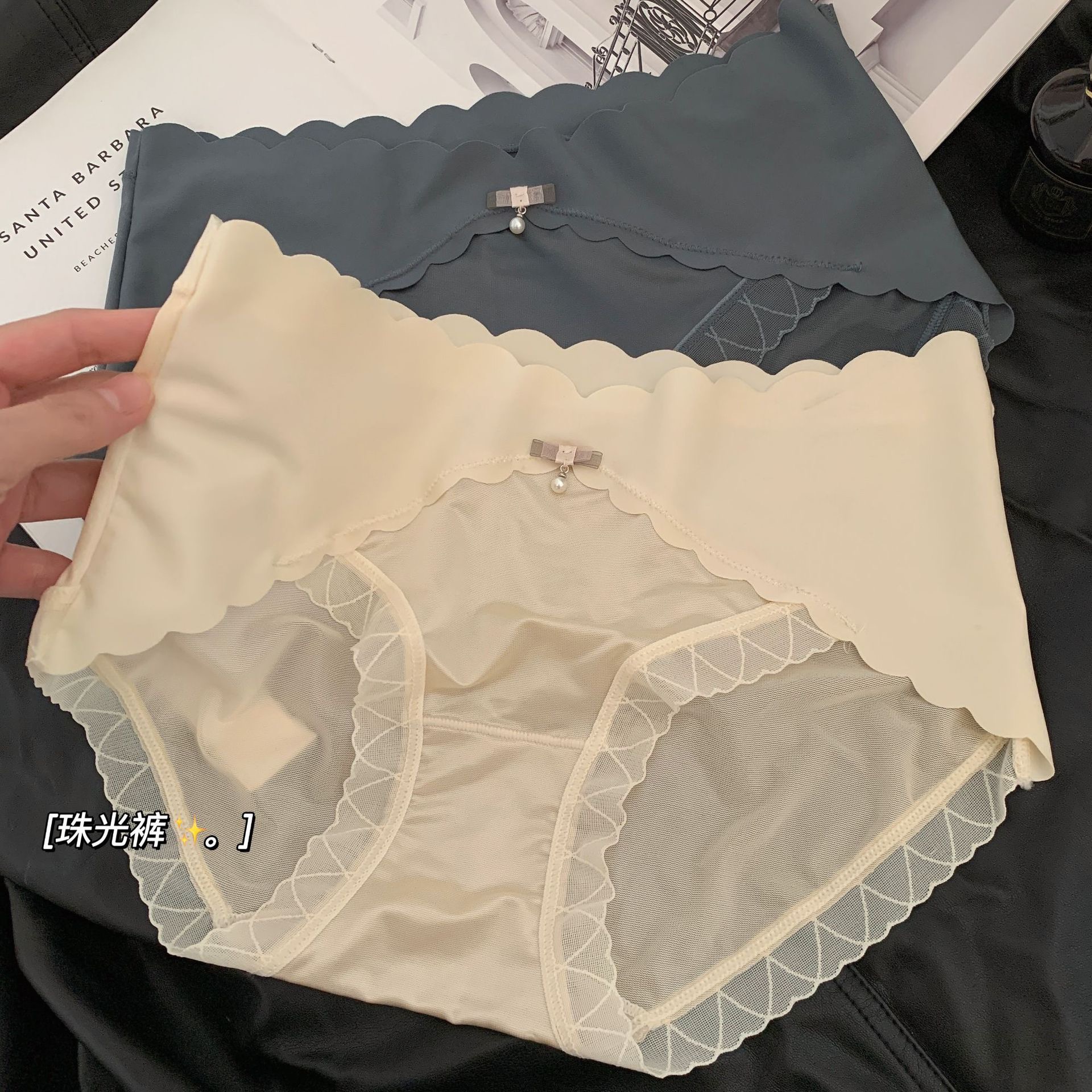 宫廷风性感纯欲内裤女大码无痕