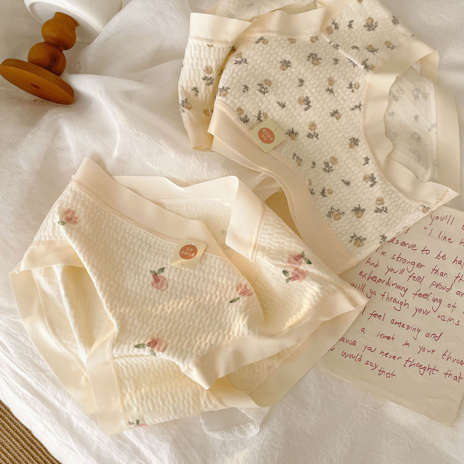 3条大码蜜桃婴儿棉内裤少女5A