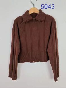 EMS99645043午夜紫熔岩灰琥珀棕569 针织衫 一诺2025冬款 专柜正品