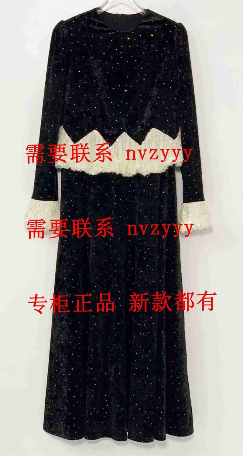 SYWOU茜舞2025冬装新款国内专柜正品代购连衣裙553115 吊899