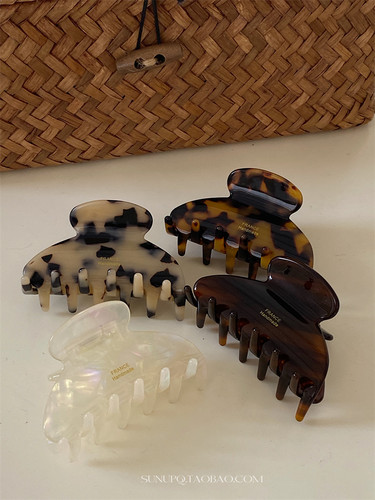 法式FRANCE金标小号发夹抓夹