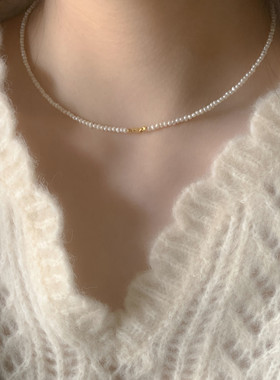 现货sunup韩国925银天然小珍珠