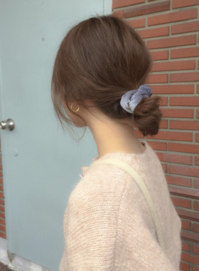 Sunup_Q 现货 韩国 ins复古丝绒小发圈~小款~发圈发饰 28色 1010