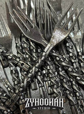 俄罗斯werkbund配件手工锻造叉子