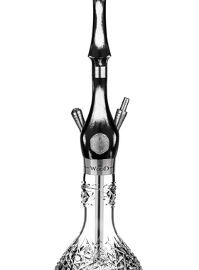 Mrwood德国壶大号单管排气型-美杜莎-橡木杆部件+土耳其水晶瓶款