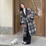 格纹两面穿羊羔毛呢大衣918-P185K268,女装毛呢外套,浙宝112,浙宝-网红风 格纹两面穿羊羔毛呢大衣918-P185K268,女装毛呢外套,浙宝112,浙宝-网红风