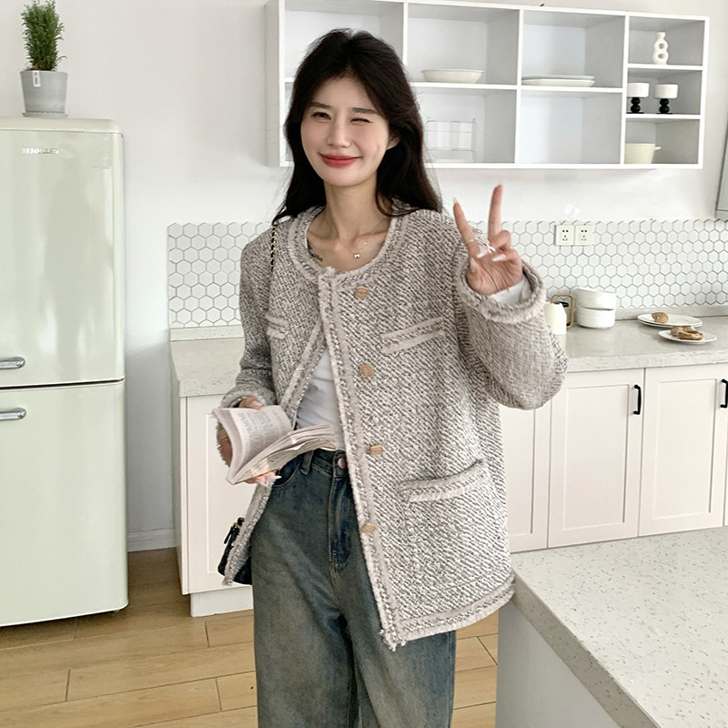 呢香风短外套M21-P165K228,女装短外套,2D011