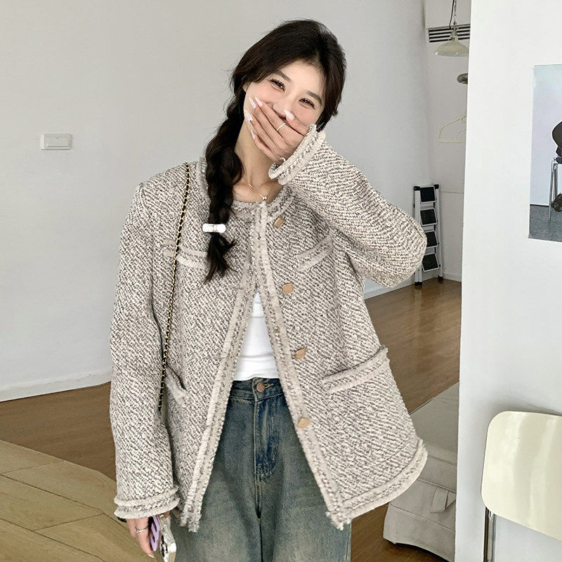 呢香风短外套M21-P165K228,女装短外套,2D011