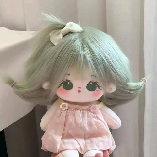 棉花娃娃女20cm有骨架裸娃可换装玩偶毛绒公仔玩具生日礼物女孩子