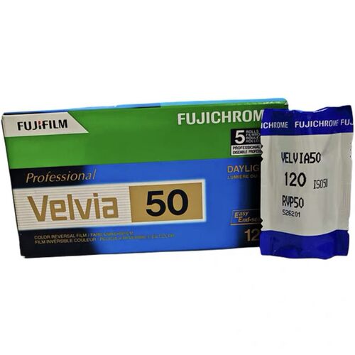 日本原装富士彩色正片反转片PROVIA Velvia RVP50  120