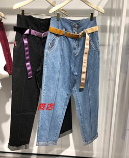 A4HA9330855 百搭高腰哈伦裤 A4HA9330890 A4HA93308女装 2019年秋季