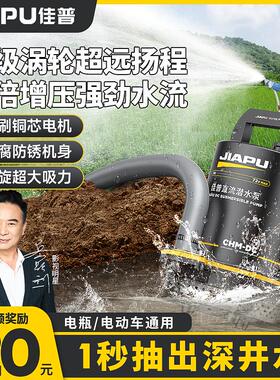 新款P直流潜水泵家用抽水泵12V24V48V60V72V电瓶车通用农包邮