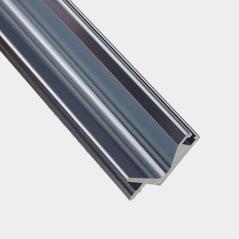 抽屉吊上中下柜c型暗把手柜体拉手橱柜铝合金免拉手暗扣手玫瑰金