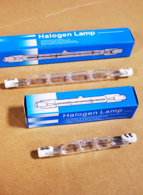 管形卤钨灯管烤鸭炉发热灯管100W150w200W300w500W78mm118mm220V