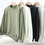 加绒加厚重磅男士冬季高领美式休闲长袖卫衣上班日常宽松潮流打底，男装卫衣，奇怪漫猴工厂店