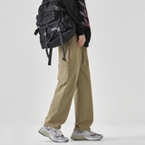 Y.M纯棉工装裤男宽松直筒2026春季新款潮流美式休闲长裤《限价69，男装休闲裤，奇怪漫猴工厂店