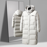 长款标羽绒服男冬季加厚2026新款时尚运动中长款防风保暖外套男，男装羽绒服，奇怪漫猴工厂店