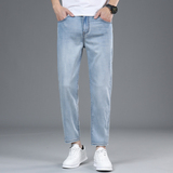 2536-9薄款九分裤怀旧浅蓝