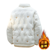 冬季轻奢欧版立领棉衣男潮流高品质加厚棉服外套，男装棉衣，奇怪漫猴工厂店