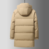 标羽绒服高充绒量中长款羽绒服男厚款2025冬季新款连帽男装外套，男装羽绒服，奇怪漫猴工厂店