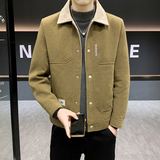 2026新款立领夹克男士春季休闲爸爸装中年男款外套男装春秋季薄款，男装休闲裤，奇怪漫猴工厂店