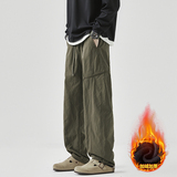 Y.M【引流款】加绒工装冲锋裤男宽松运动直筒休闲裤《限69》，男装休闲裤，奇怪漫猴工厂店