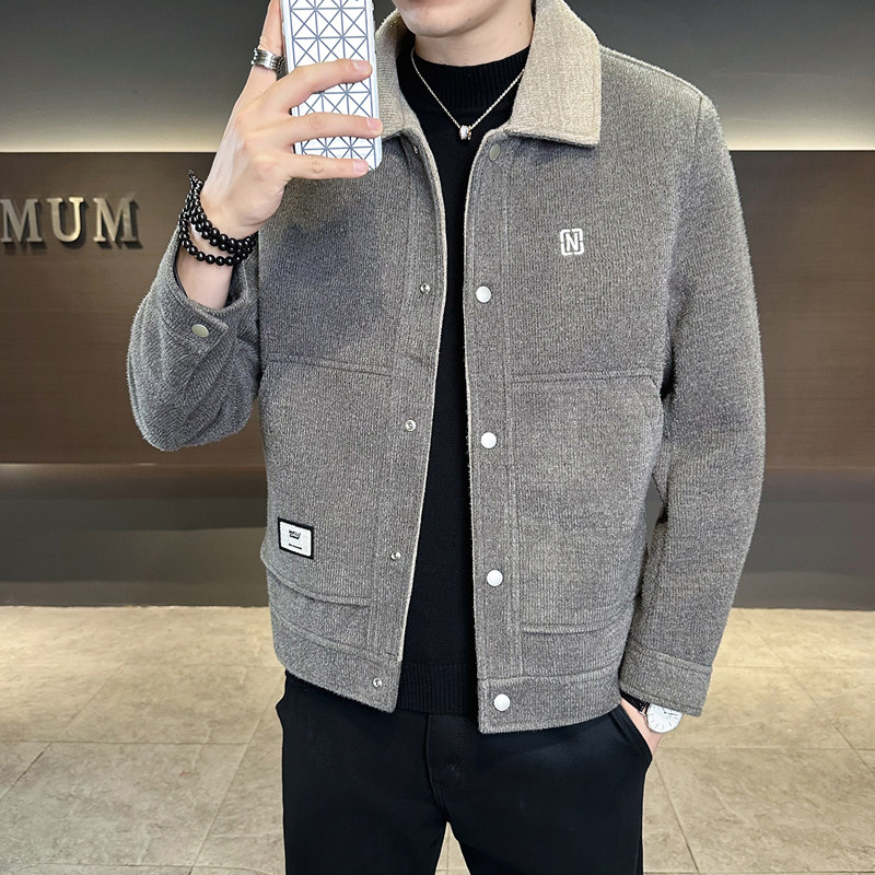 2026新款立领夹克男士春季休闲爸爸装中年男款外套男装春秋季薄款，男装休闲裤，奇怪漫猴工厂店