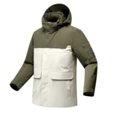 标羽绒服男款2025年新款冬季户外一衣三穿两件套内胆可脱外套男，男装羽绒服，奇怪漫猴工厂店