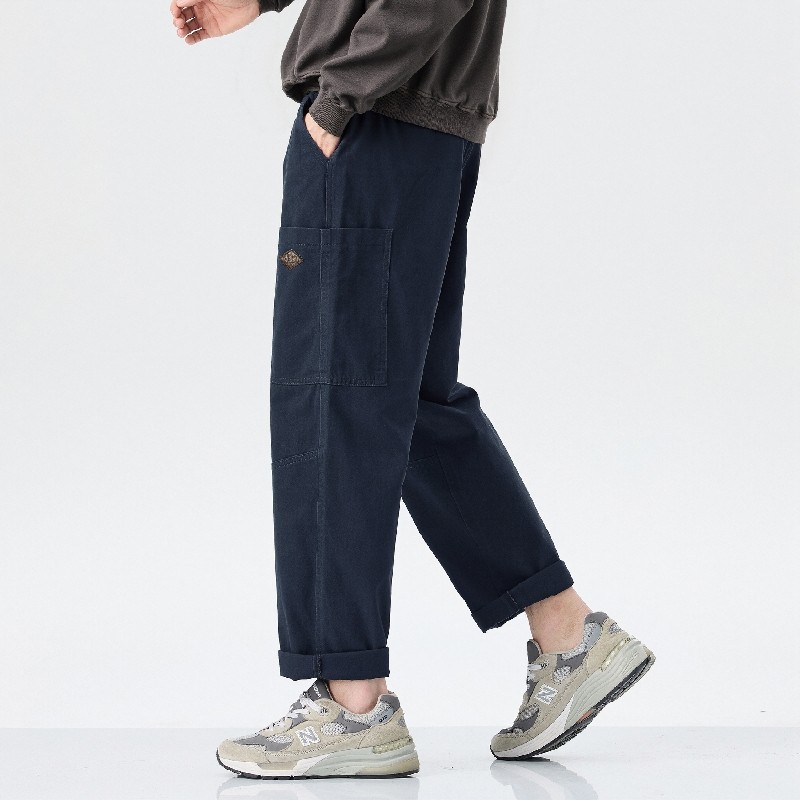 Y.M港风休闲工装裤男宽松直筒2026春季美式休闲长裤《限价59》，男装休闲裤，奇怪漫猴工厂店