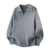 数据海鸥领套头毛衣，男装T恤，奇怪漫猴工厂店