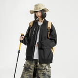 轻量型户外防泼立领夹克帅气飞行夹克，男装休闲裤，奇怪漫猴工厂店