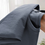 纯棉卫衣男士2026春秋新款圆领长袖紧口t恤高端上衣打底衫，男装T恤，奇怪漫猴工厂店