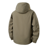 冬季新款男士棉衣外套加厚保暖连帽工装夹克潮流百搭休闲冲锋衣男，男装棉衣，奇怪漫猴工厂店