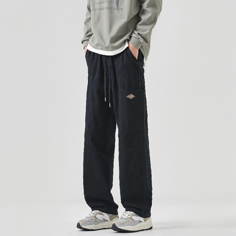 Y.M港风休闲工装裤男宽松直筒2026春季美式休闲长裤《限价59》，男装休闲裤，奇怪漫猴工厂店