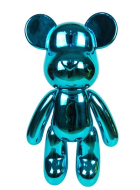 暴力熊摆件礼物电镀蜘蛛侠