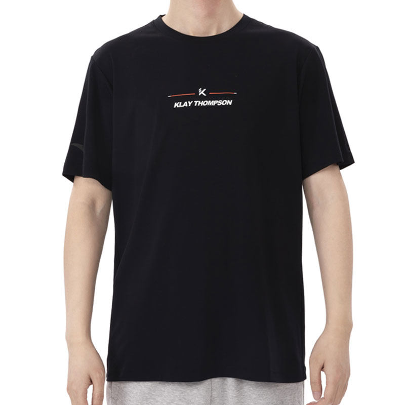 安踏汤普森kt冰丝t男2023夏新款冰肤透气短袖薄运动t恤152321151