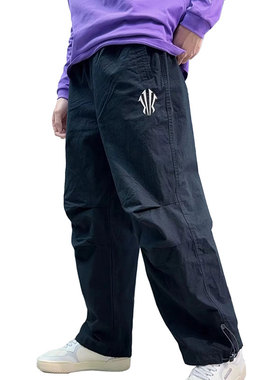 安踏欧文加绒休闲长裤男女冬新款迷彩抽绳收口工装裤172441504S