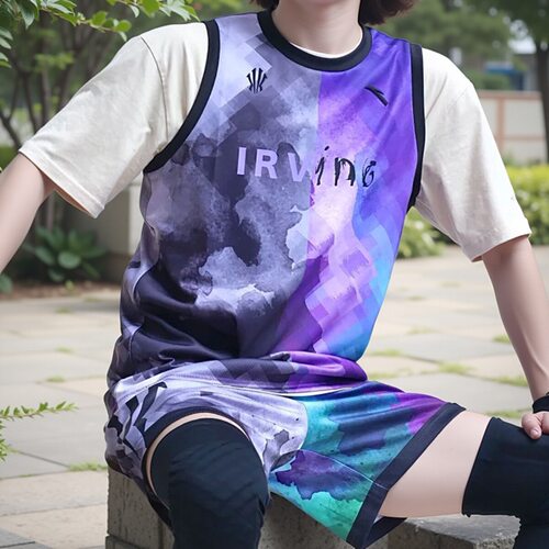 正品安踏欧文比赛训练篮球服短裤