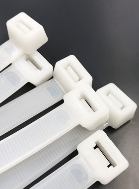 新光4x350mm 国标宽3.6mm尼龙扎带黑色白色长35cm足250根捆绑封口