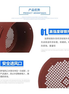 新款变频调速电机冷却风机外壳散热风扇壳子外转子轴流通风罩风帽