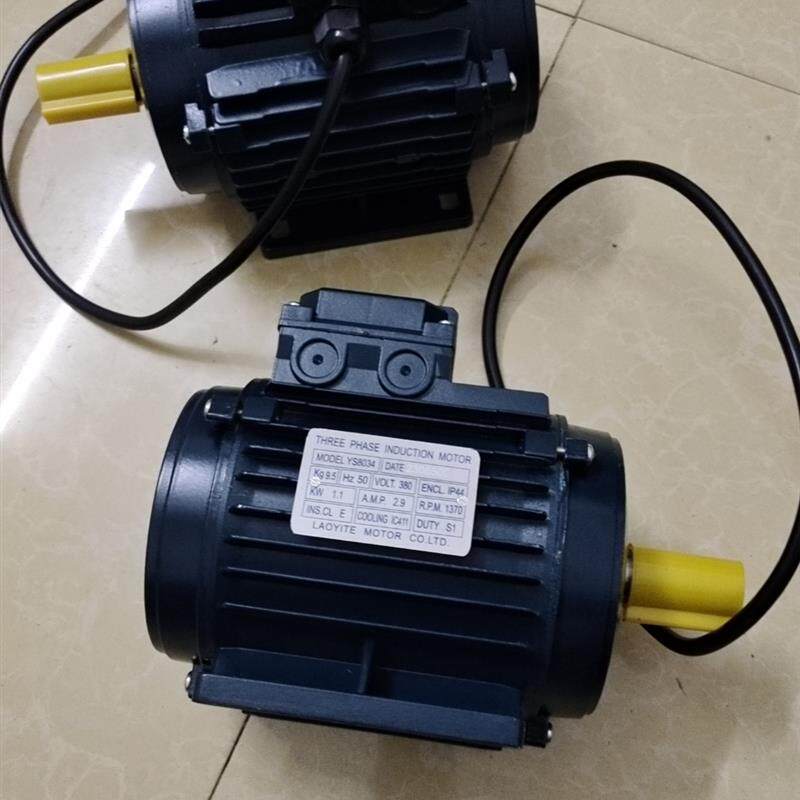 新款YS8034 1.1Kw电机负压风机马达380V排气扇电机铜线包邮