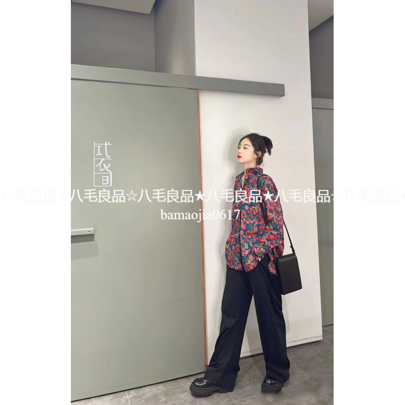 原厂现货  2023年秋季新款纯棉材质衬衫可搭配休闲裤女怎么看?
