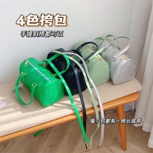 西班牙复古PU皮女包单肩包手提包斜挎包波士顿包休闲百搭夏季