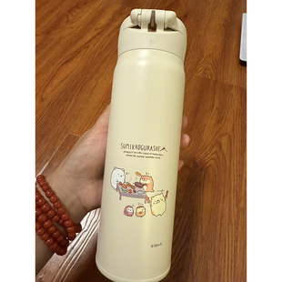 膳家日本保温杯超轻便携不锈钢水杯男女学生运动杯喝水杯500ml