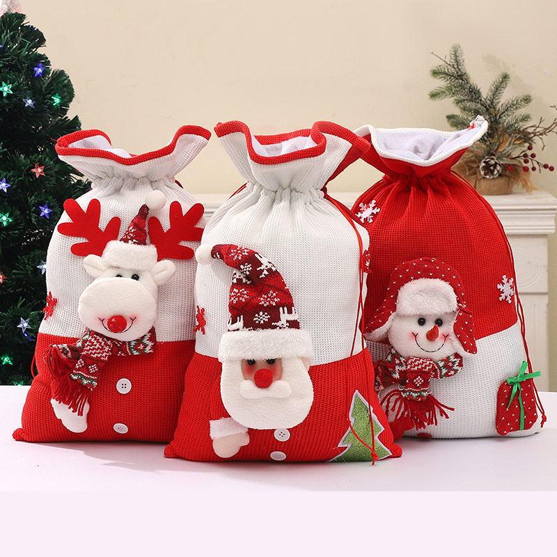 Christmas Gift Bag Large Bundle Decorative Ornament Candy