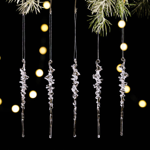 New Ice Pendant Christmas Decoration Imitation Ice Bar Hang