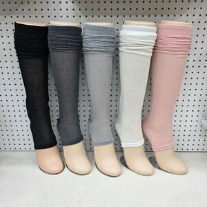 春夏彩色丝光棉堆堆袜简约时尚纯色半脚袜套韩国袜子AILEEN
