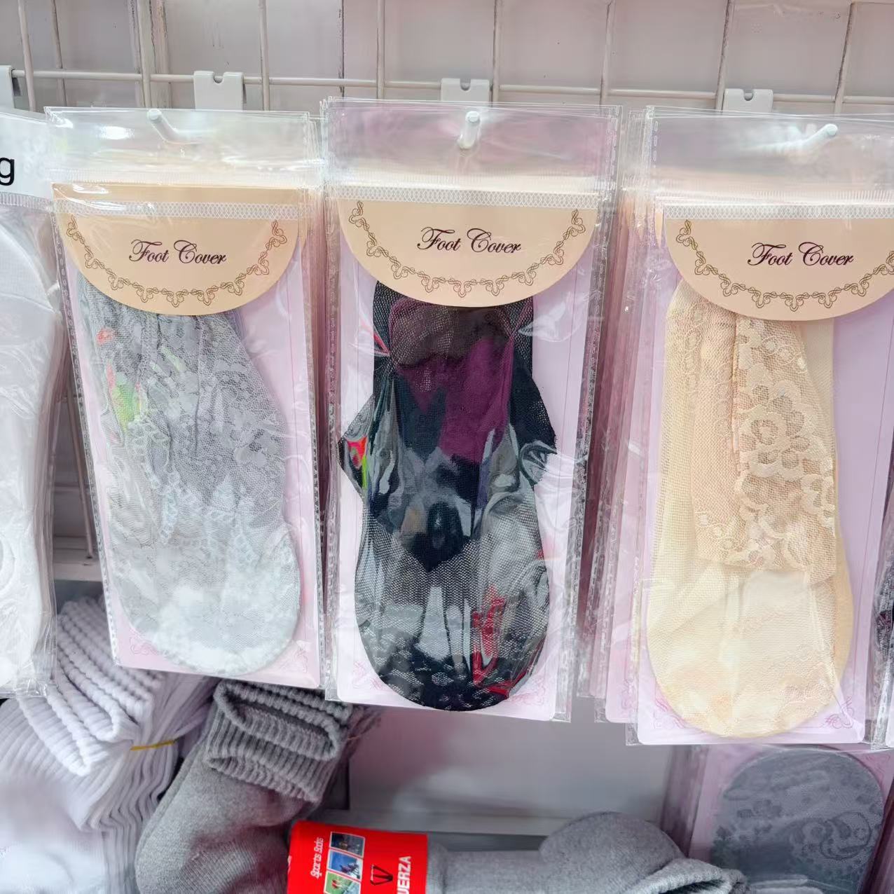 韩国袜子女蕾丝薄透短袜东大门夏季棉底丝袜女袜水晶花朵短袜